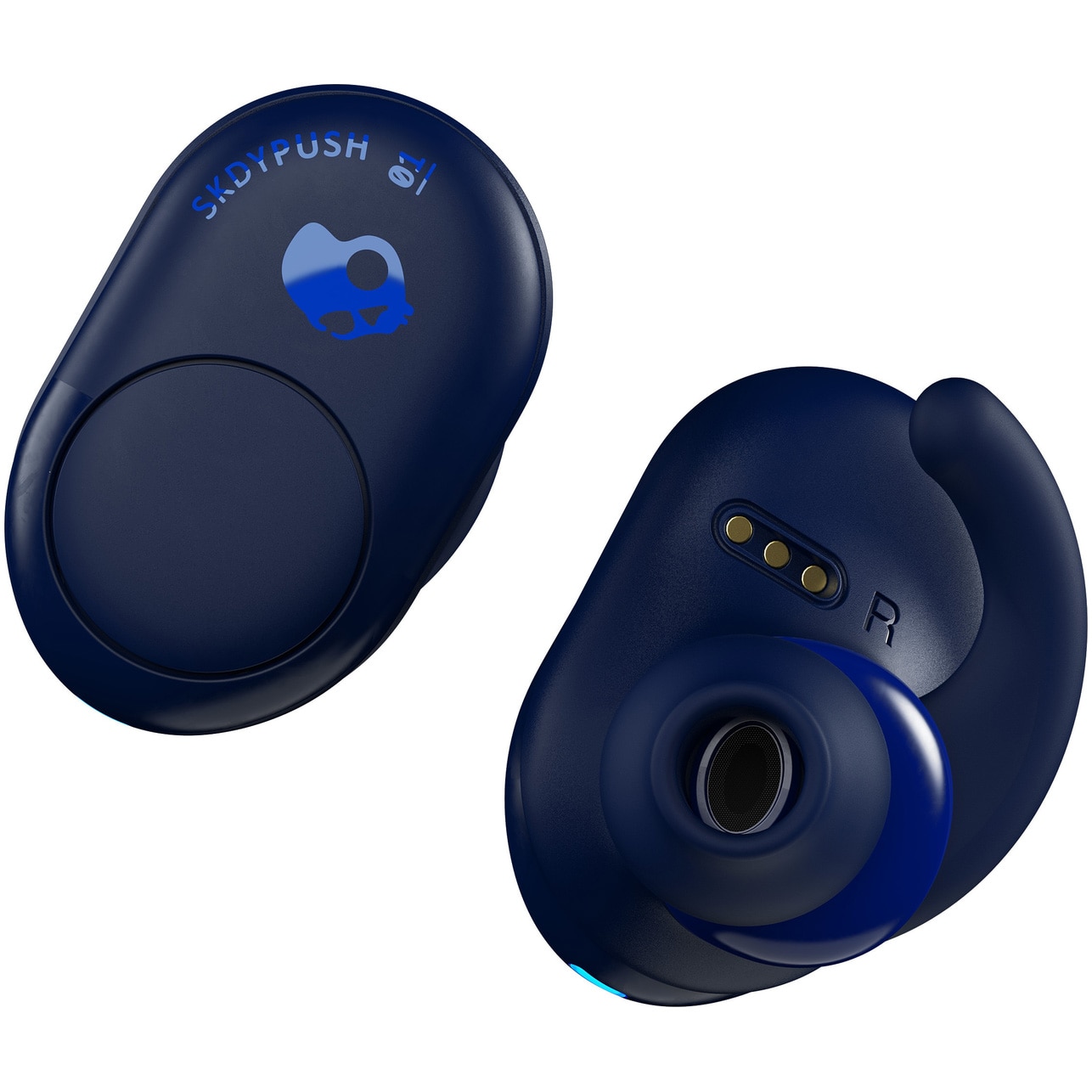 Skullcandy Push トゥルーワイヤレスイヤフォン ブルー Casti Audio In Ear Skullcandy Push, True Wireless, Bluetooth