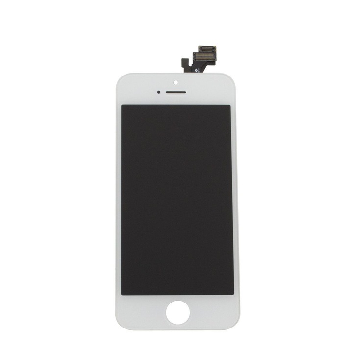 Display pentru iPhone 5, LCD, Ecran tactil, Alb