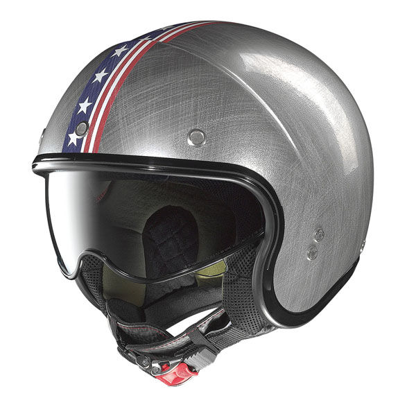 Casca moto NOLAN Mini-Jet - N21 Banner - scratched chrome L