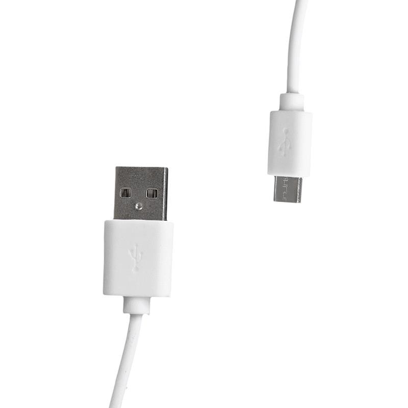 Cablu de transfer sau incarcare date , Whitenergy , micro USB 2.0 A tata / micro USB B MICRO , 0.3 m, alb