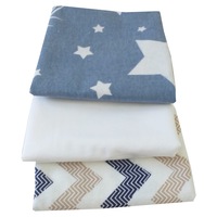 Set 3 scutece Deseda 70x70cm din finet Deseda Mix Baieti