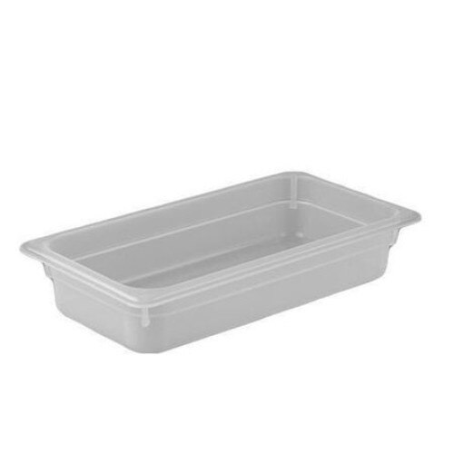 Tava gastronorm RAKI PORT polipropilen 1/3-100 32,5x17,6x10cm. 3.6lt alb