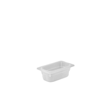 Tava gastronorm RAKI PORT polipropilen 1/9-100 17,6x10,8x10cm. 850ml alb Tava gastronorm RAKI PORT polipropilen 1/9-100 17,6x10,8x10cm. 850ml alb