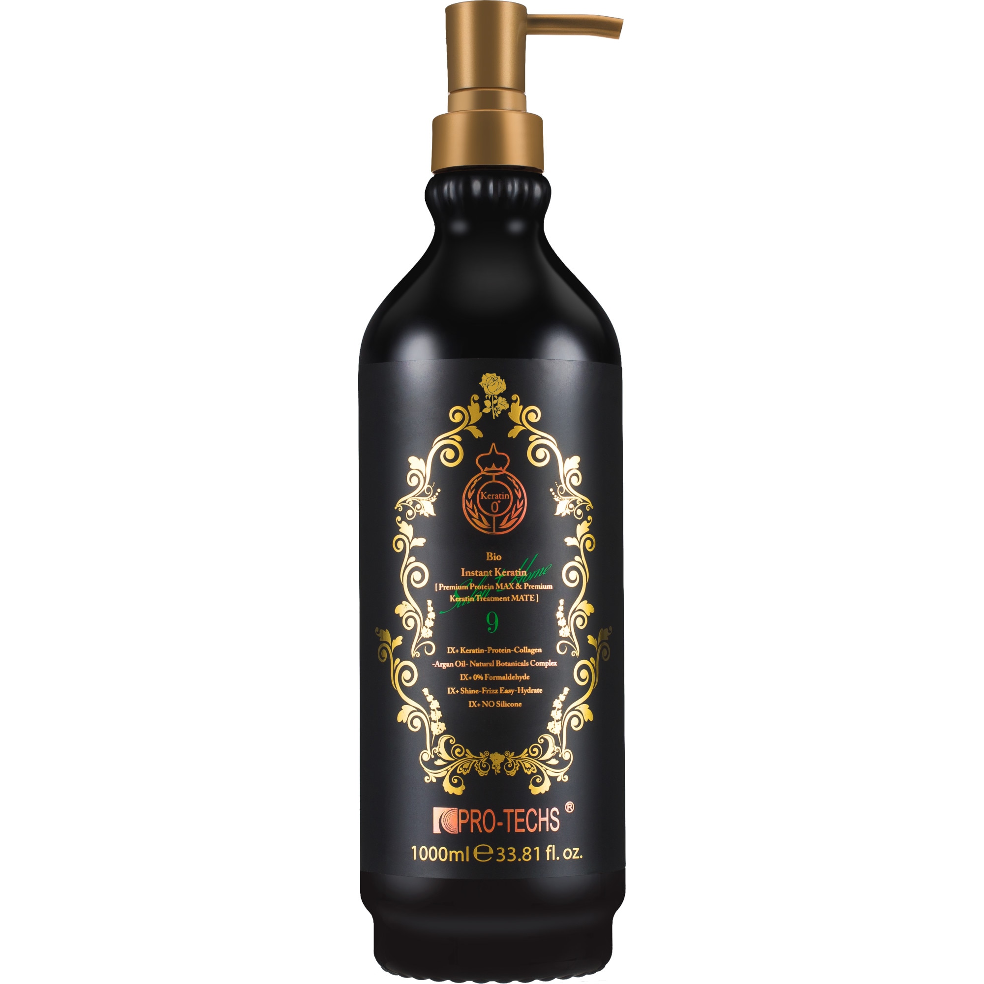 PRO-TECHS - Kit De Lissage à La Kératine Sans Formol - 1000ml - Neuf
