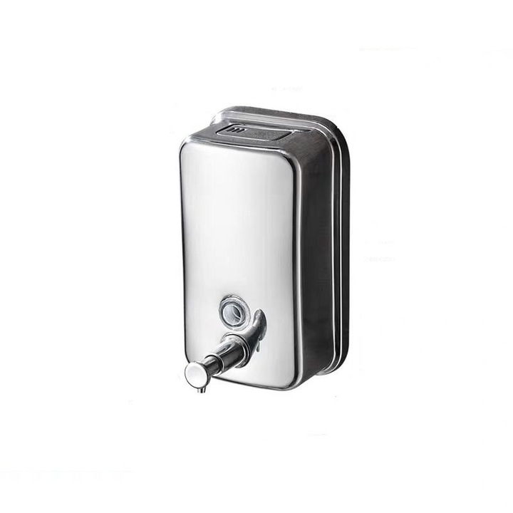 Dozator sapun lichid 500ml inox mat satinat metalic