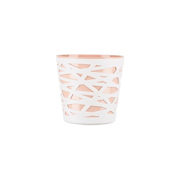 Ghiveci bicolor, Beti diametru 13 cm , piersica si alb Ghiveci bicolor, Beti diametru 13 cm , piersica si alb