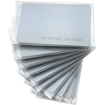 Set 100 buc. cartela proximitate control acces, RFID, EM 125KHz, slim (subtire), ISO TK4100 Set 100 buc. cartela proximitate control acces, RFID, EM 125KHz, slim (subtire), ISO TK4100