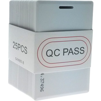 Set 25 buc. cartela proximitate control acces, RFID, EM 125KHz, groase, cu perforatie, ISO TK4100 Set 25 buc. cartela proximitate control acces, RFID, EM 125KHz, groase, cu perforatie, ISO TK4100