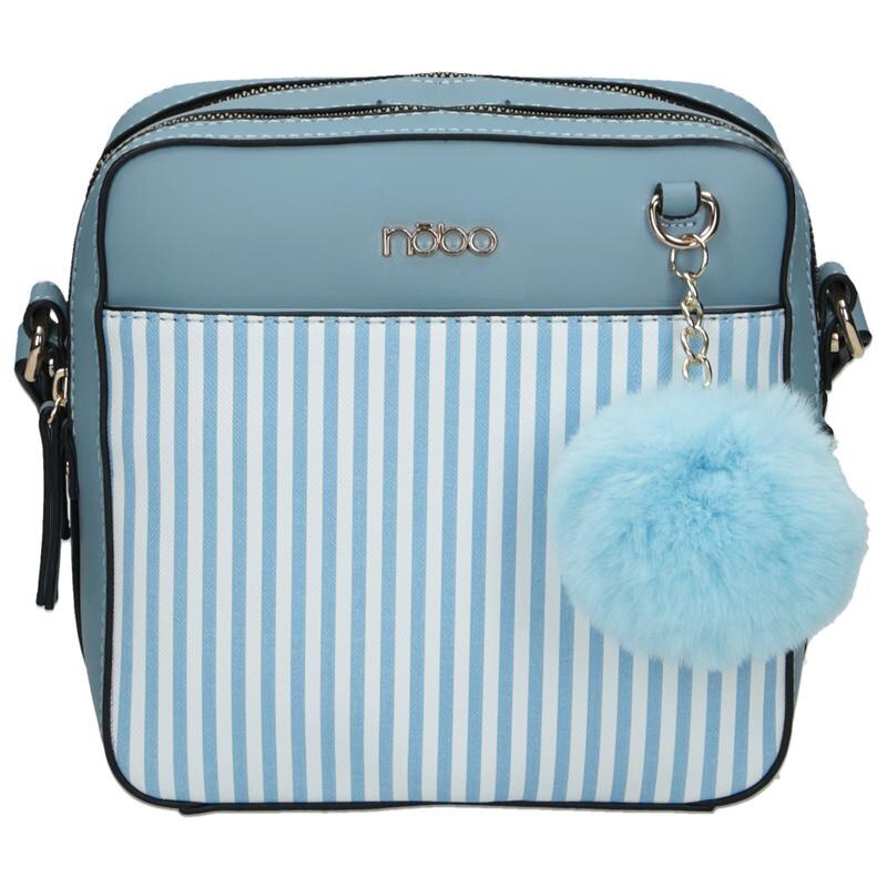 Geanta Nobo albastra cu dungi albe