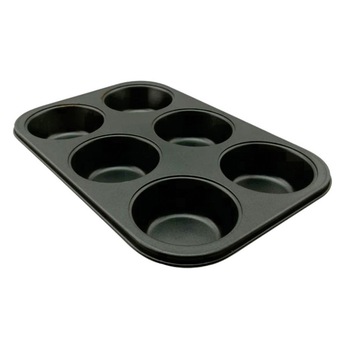 Forma 6 briose Ertone, 35 x 24 cm, Negru Forma 6 briose Ertone, 35 x 24 cm, Negru