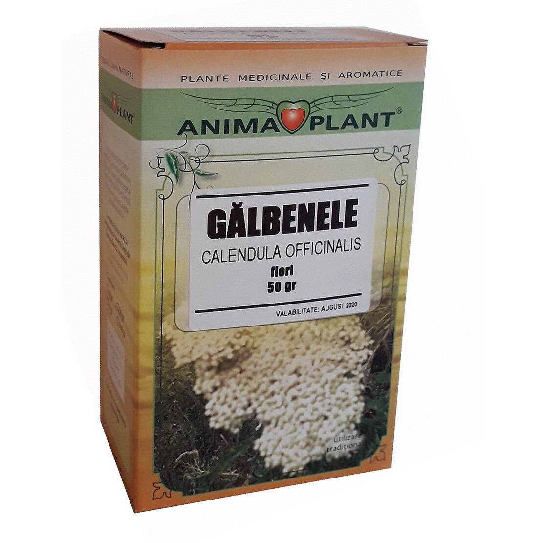 Galbenele, Calendula officinalis, flori, planta pentru ceai, Anima Plant, 50 g