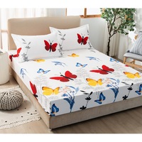 Set cearceaf cu elastic 230X250 cm si 2 fete de perna, VID-024