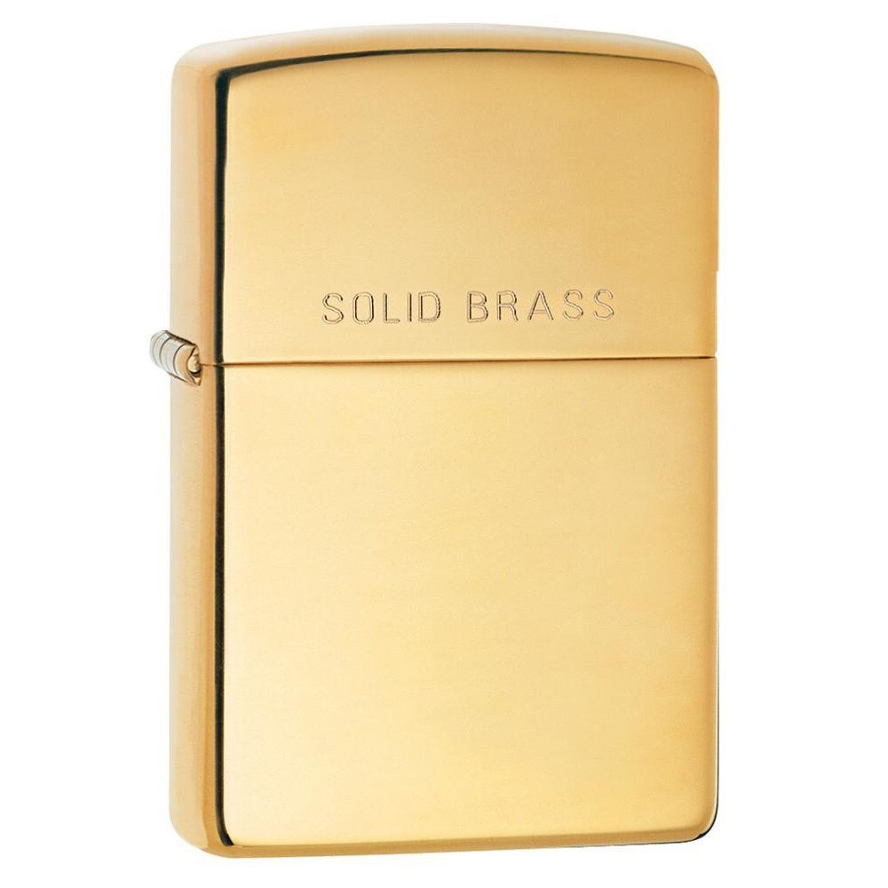 Bricheta Zippo 254 High Polish Solid Brass
