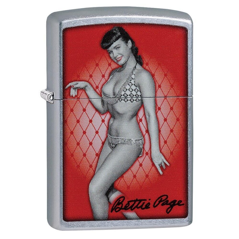 Bricheta Zippo 29441 Bettie Page Pinup Girl