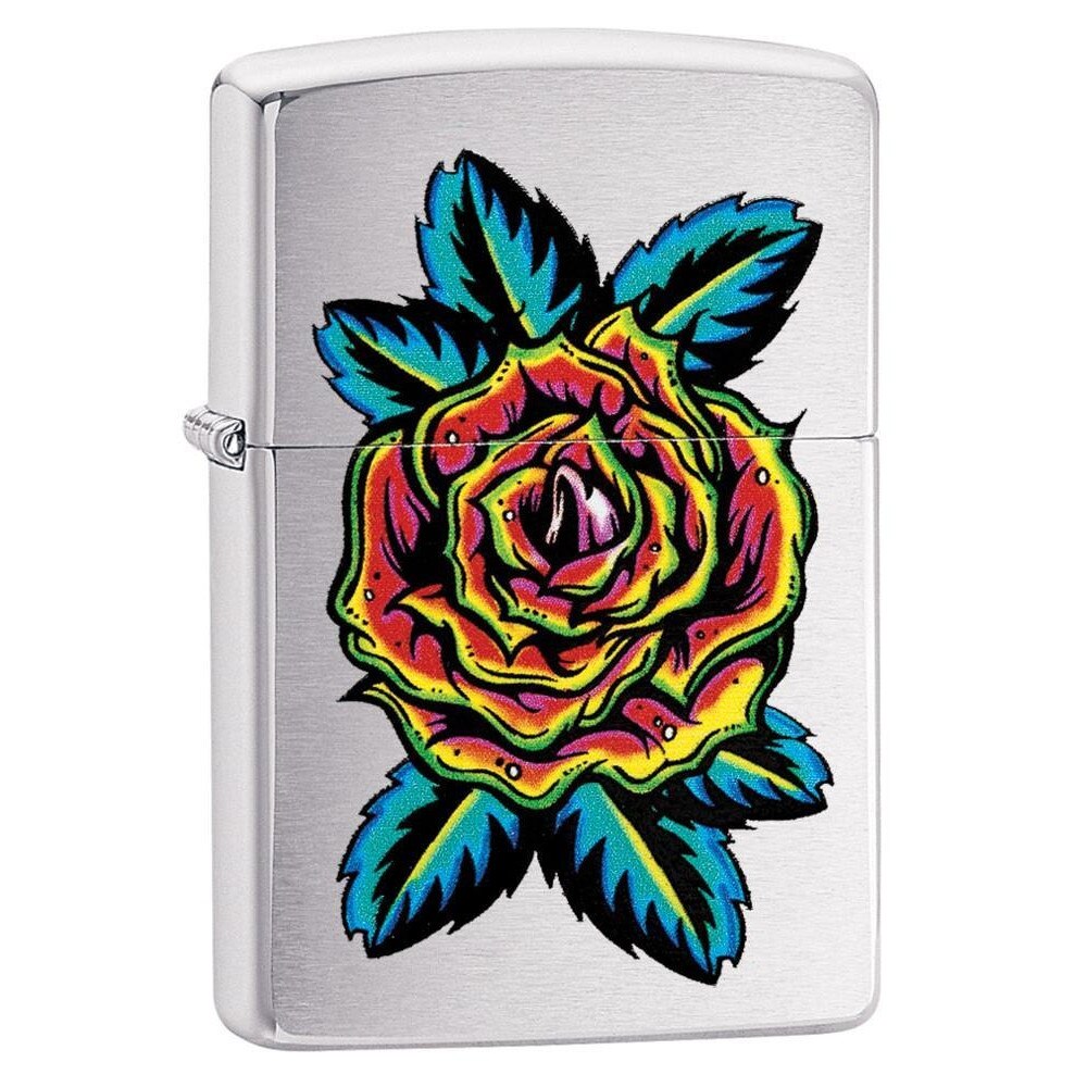 Bricheta Zippo 29399 Blooming Rose