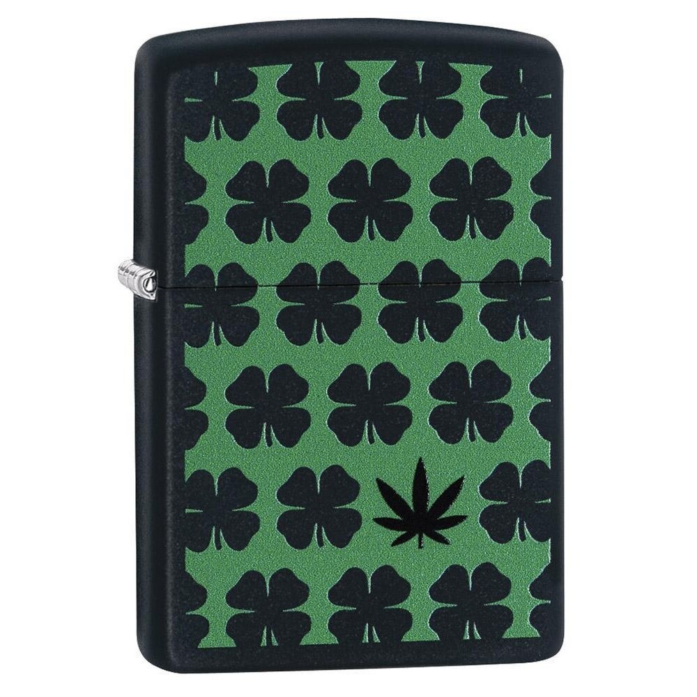 Bricheta Zippo 29729 Clovers & Pot Leaf Design