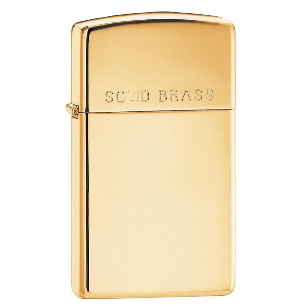 Bricheta Zippo 1654 Slim Solid Brass