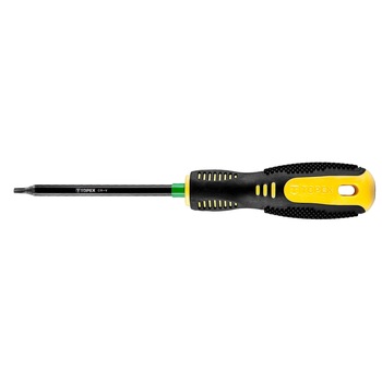 Surubelnita cu cap Torx, T25 x 100 mm, crom vanadiu, 39D845, Topex Surubelnita cu cap Torx, T25 x 100 mm, crom vanadiu, 39D845, Topex