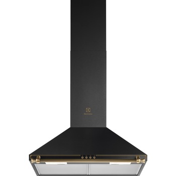 Hota incorporabila decorativa Electrolux EFC226R, Putere de absorbtie 420 mc/h, 1 motor, Filtre aluminiu lavabil, 60 cm, Negru rustic Hota incorporabila decorativa Electrolux EFC226R, Putere de absorbtie 420 mc/h, 1 motor, Filtre aluminiu lavabil, 60 cm, Negru rustic