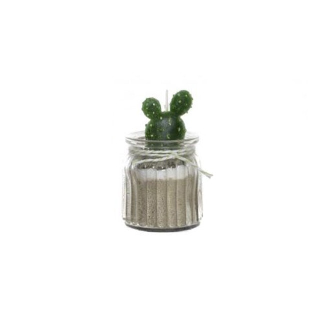 Lumanare borcan, model cactus 3, 6x6x10 cm