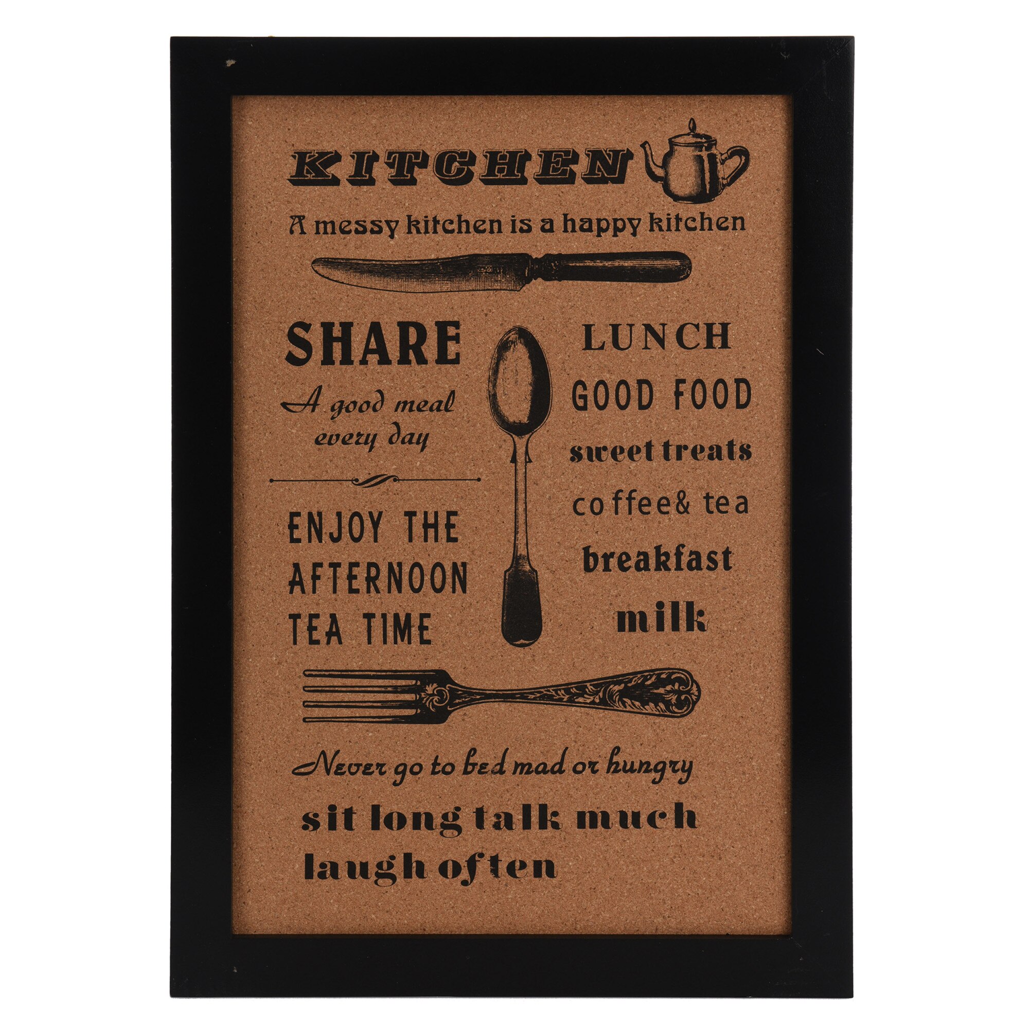 Tablou mesaj pentru bucatarie, dimensiune 57x40 cm