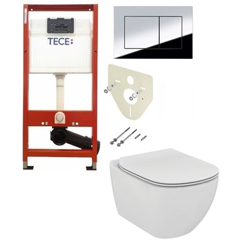 ALL IN ONE Incastrat - TECE + Ideal Standard Tesi Aquablade - Gata de montaj - Vas wc Suspendat Ideal Standard Tesi Aquablade + Capac softclose + Rezervor TECE + Suport hartie ROMTATAY ALL IN ONE Incastrat - TECE + Ideal Standard Tesi Aquablade - Gata de montaj - Vas wc Suspendat Ideal Standard Tesi Aquablade + Capac softclose + Rezervor TECE + Suport hartie ROMTATAY