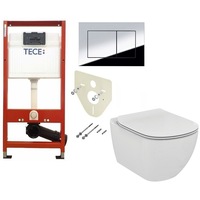 all in one incastrat - tece  ideal standard tesi rimless - gata de montaj - vas wc suspendat ideal standard tesi rimless  capac softclose  rezervor tece  suport hartie romtatay imagen 17_0_
0