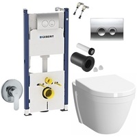 all in one incastrat - geberit  paffoni  vas wc suspendat vitra s50 rimex - cu functie de bideu - gata de montaj - vas wc suspendat vitra s50 rimex cu functie de bideu  capac softclose  rezervor geberit  baterie incastrata paffoni imagen 25_0_
0