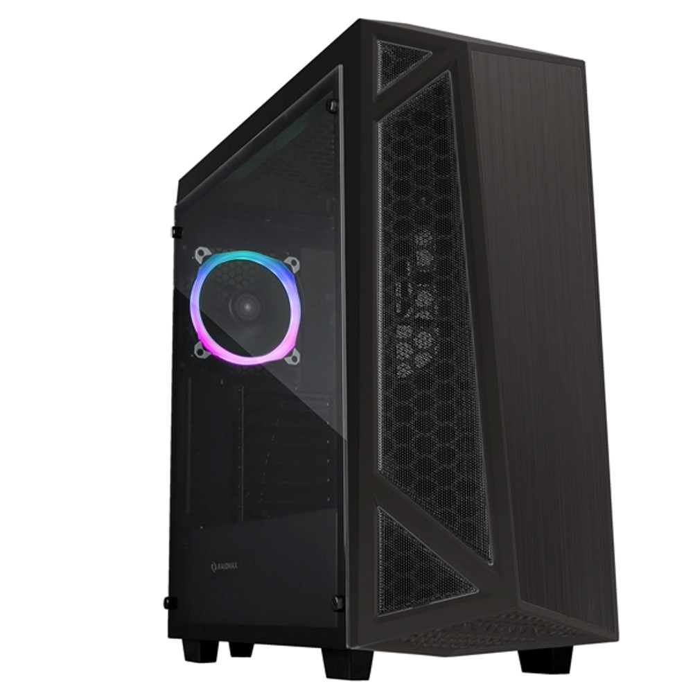 Carcasa Raidmax Sigma Prime A14RTB, MID Tower, Window, fara sursa, Neagra