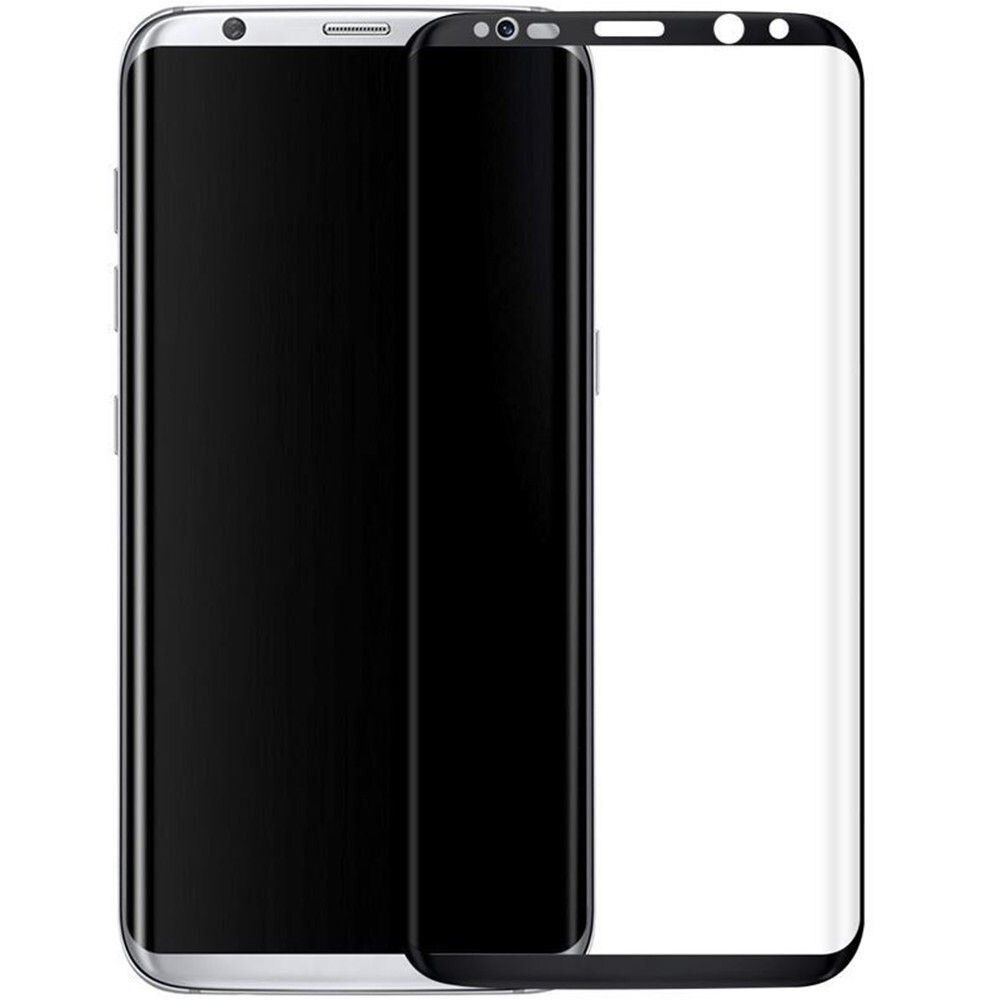 Folie Sticla Curbata Samsung Galaxy S8 Plus MyStyle Full Glue 5D Negru