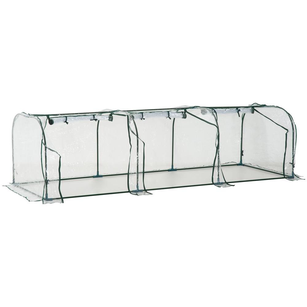 Solar din PVC, Homcom, cadru otel, 300 x 100 x 80 cm