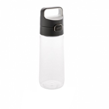 Sticla de apa 600 ml, cu maner, fara scurgeri, XD by AleXer, HE, tritan, pp, transparent, breloc inclus din piele ecologica Sticla de apa 600 ml, cu maner, fara scurgeri, XD by AleXer, HE, tritan, pp, transparent, breloc inclus din piele ecologica