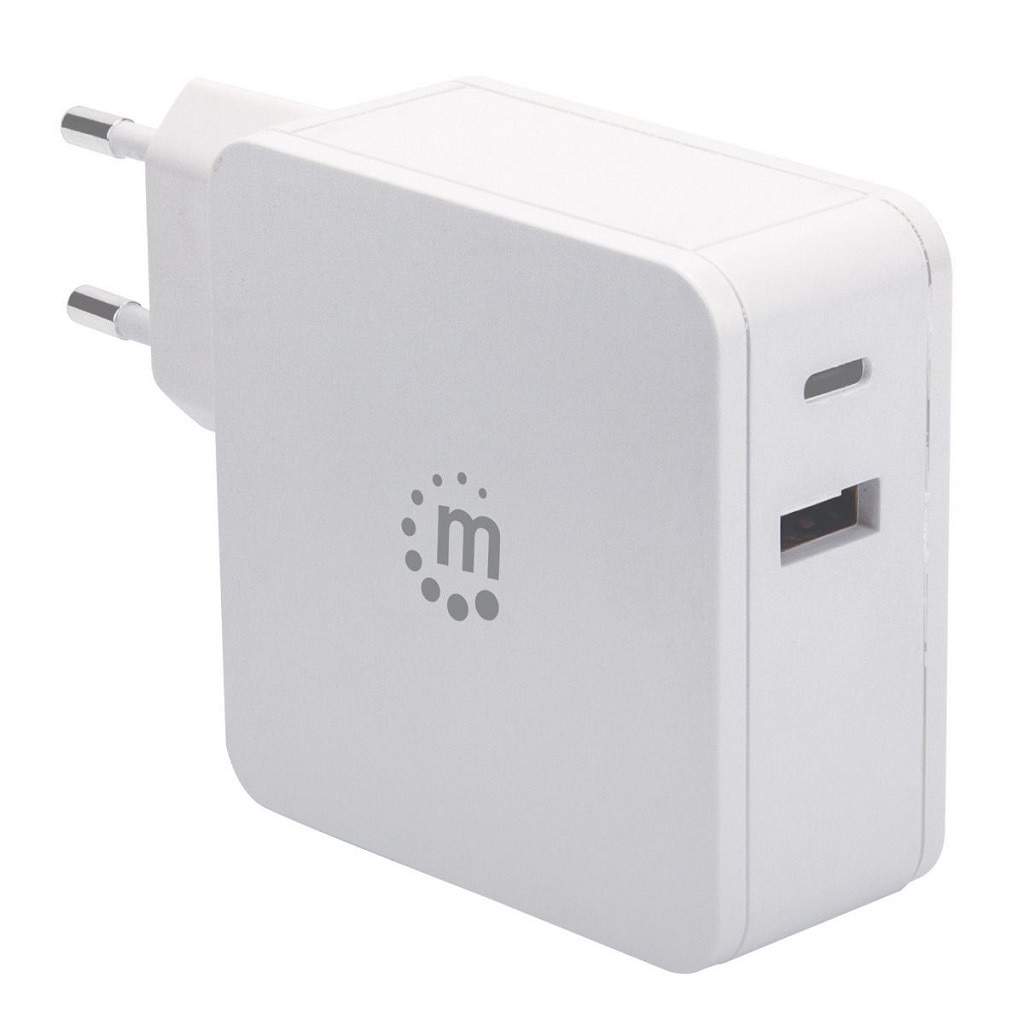 Manhattan Power Delivery 3.0 USB-C 45W (5-20V) Incarcator USB USB-A 5V 2.4A