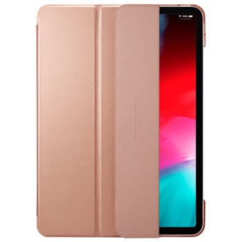 Husa iPad Pro 11 2018 Spigen Smart Cover Pink Husa iPad Pro 11 2018 Spigen Smart Cover Pink