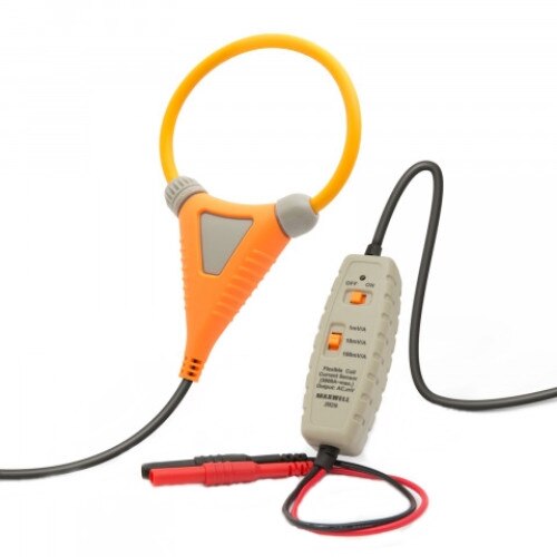 Bucla masurare stil clampmetru Maxwell 25521A, adaptor masurare curentilor cu bucla de masurare flexibila/masurarea curentilor mari de pana la 3000 A