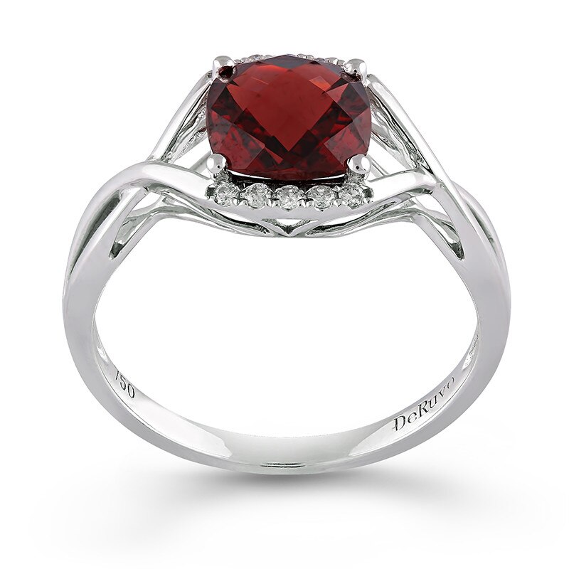 Inel Deruvo Aur 18k Diamante, Granat, 55 R27517-W