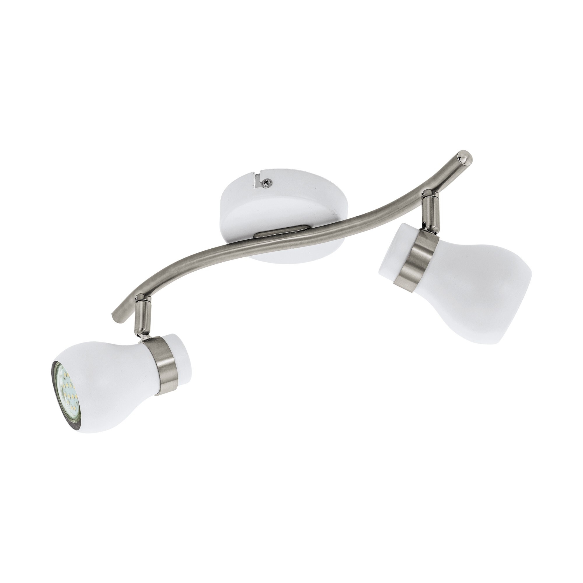 Aplica EGLO Arboledas, 97351, GU10 LED 2x5W, Nichel mat