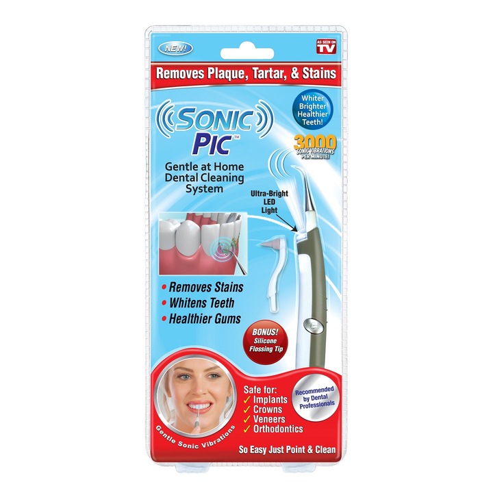 Alegro Sonic Teeth LED fogkőmentesítő készülék