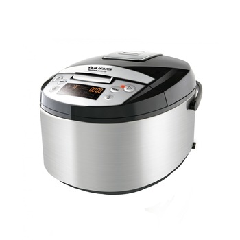 Multicooker Taurus Master Cuisine, 860W, 5 l, 12 programe presetate, functie Slow-Cooker, Timer, Ecran LCD.100 retete. Inox Multicooker Taurus Master Cuisine, 860W, 5 l, 12 programe presetate, functie Slow-Cooker, Timer, Ecran LCD.100 retete. Inox