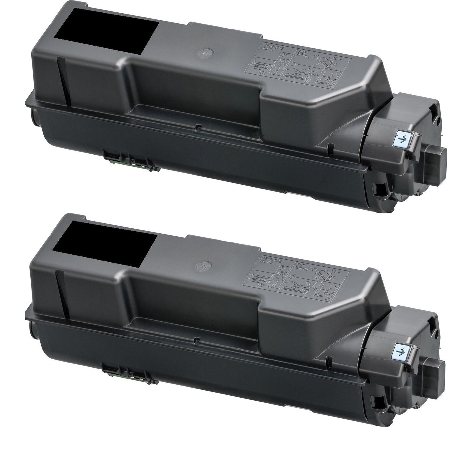 Set 2 Cartuse toner TK 1160 BK 14400 Pag compatibile Kyocera ECOSYS P 2040 DN / ECOSYS P 2040 DW