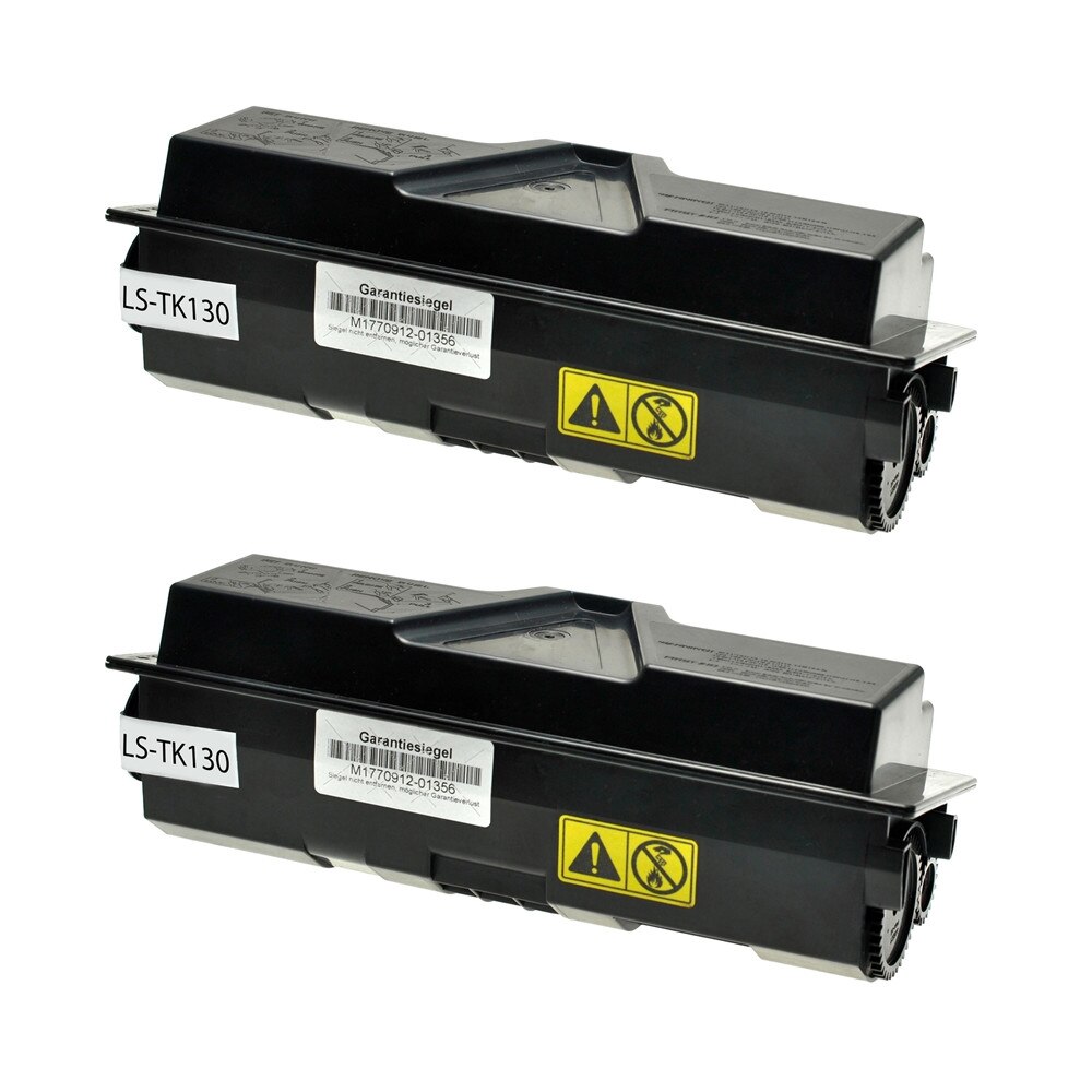 Set 2 Cartuse toner TK 130 BK 14400 Pag compatibile Kyocera FS 1028MFP DP, 1028MFP, 1128MFP, 1300D, 1300DN, 1350DN