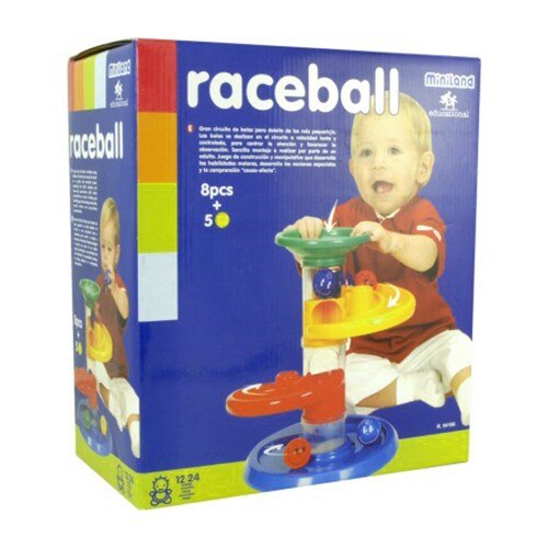 Jucarie cursa cu bile pentru bebelusi Miniland