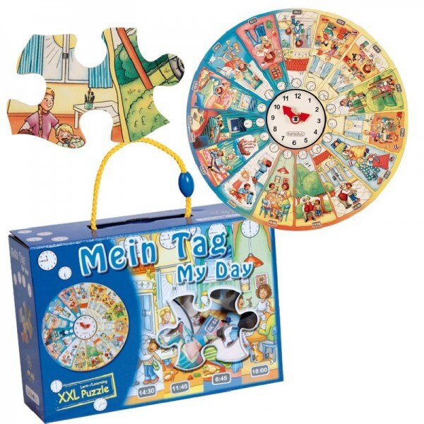 Puzzle circular Invata ceasul Beleduc