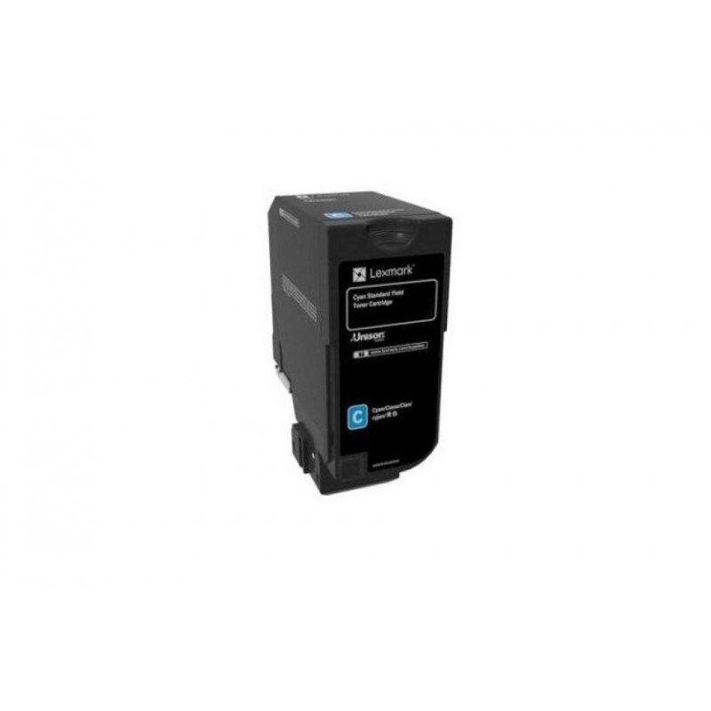 Toner lexmark 74c20ce cyan 3k compatibil cu cx725decx725dhe cx725dthe cs725de