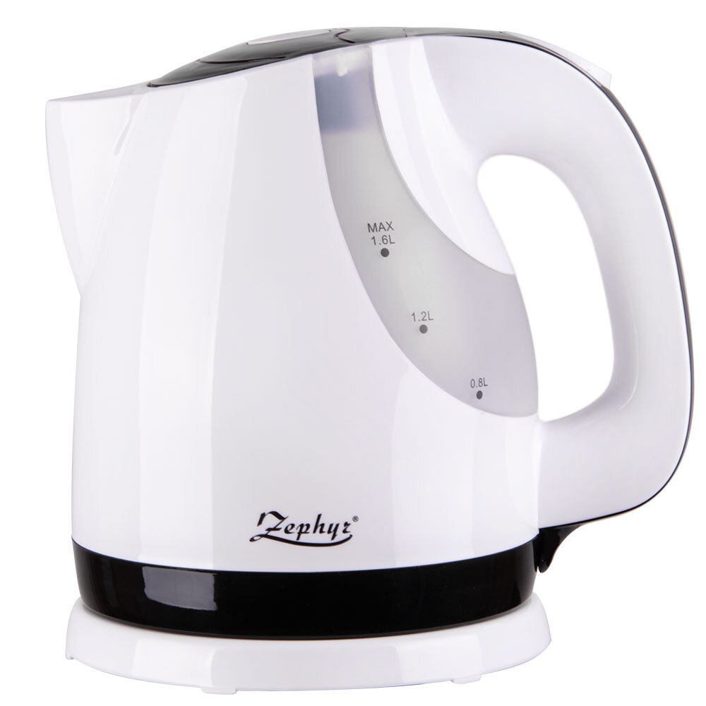 Cana electrica ZEPHYR ZP 1230 CZ, 2200W, 1.6 litri Alb/Negru