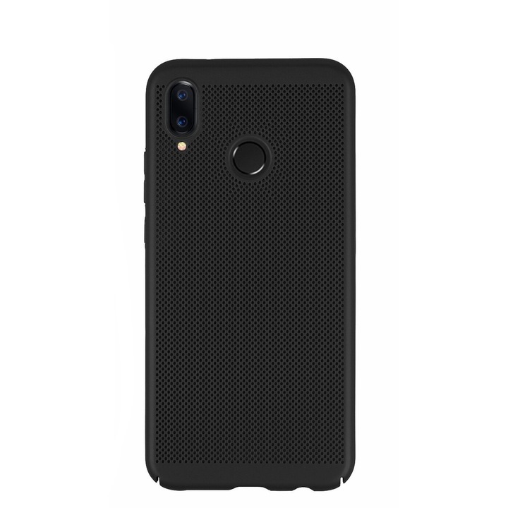 Smart Fekete perforált Samsung Galaxy A50 tok