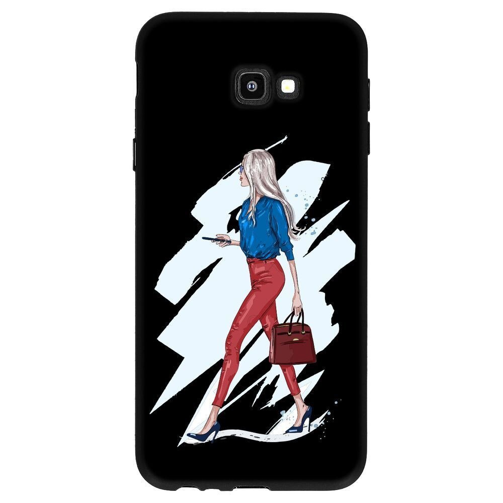 Husa Samsung Galaxy J4 Plus 2018 - Silicon Matte TPU Fashion girl.2