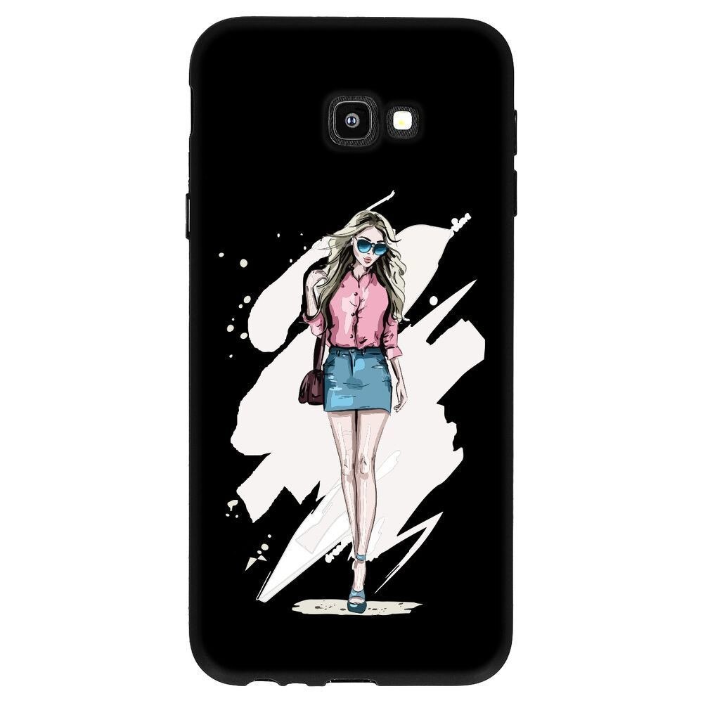 Husa Samsung Galaxy J4 Plus 2018 - Silicon Matte TPU Fashion girl.3