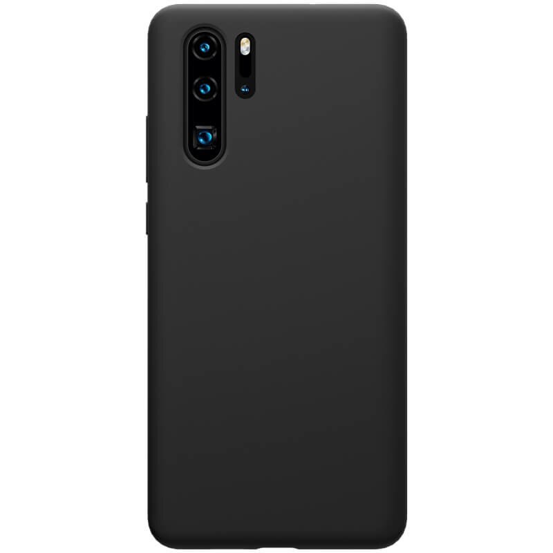Husa din silicon negru mat, cu interior de microfibra, pentru Huawei P30 Pro - Nillkin Flex