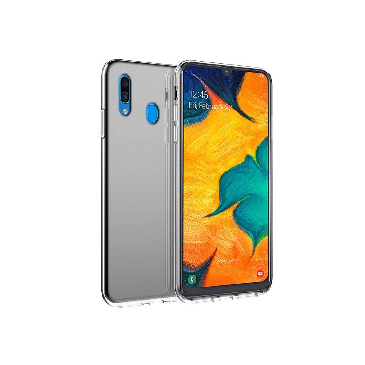 Husa protectie slim, Samsung Galaxy A30, Silicon Transparent